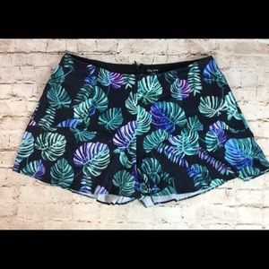 City Chic floral flare shorts size 18